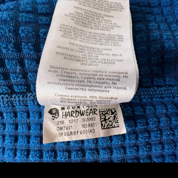 Mountain hardware hatcher hooded full zip nwot - Picture 8 of 8